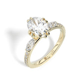 Engagement Ring with Marquise and Round Diamond Accents by Allure